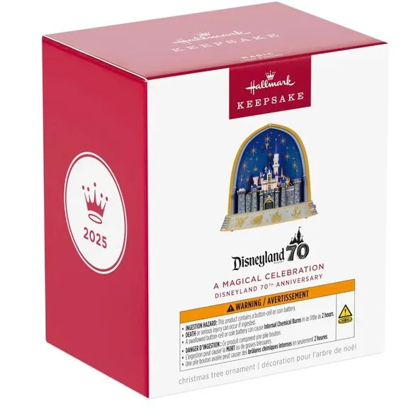 New 2025 Hallmark Ornament A MAGICAL CELEBRATION Disneyland 70th Anniversary - Picture 1 of 3